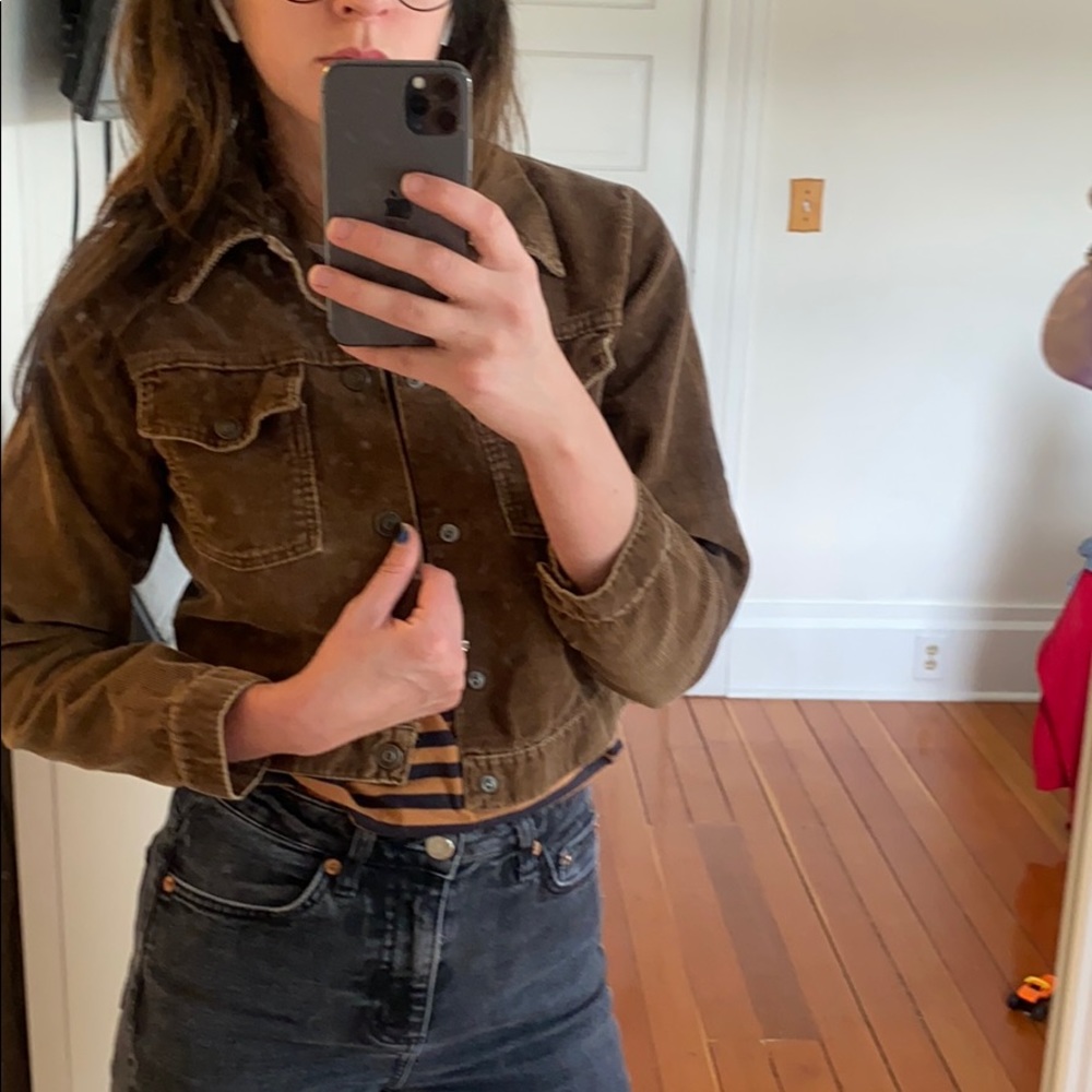Corduroy jacket.
